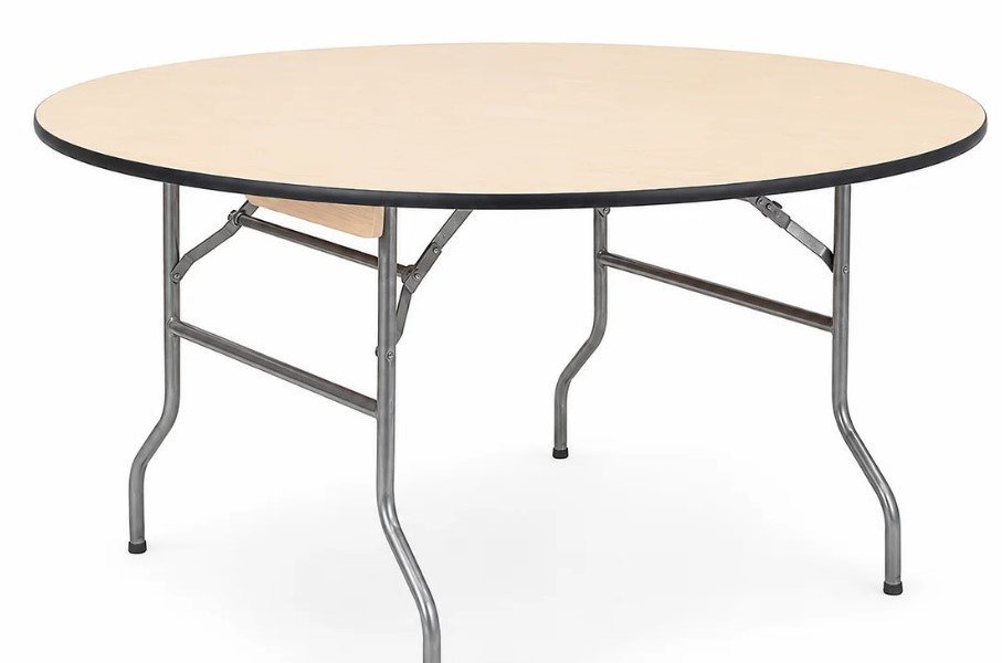 5ft Round Table (Wooden)